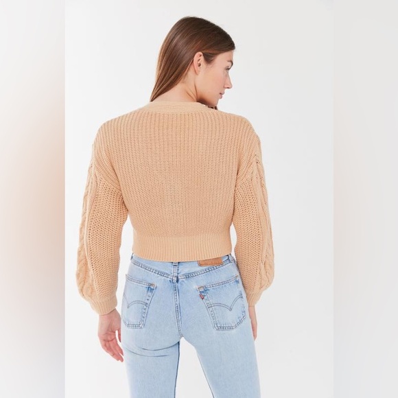 UO Elena Cable Knit Cardigan - Picture 4 of 6